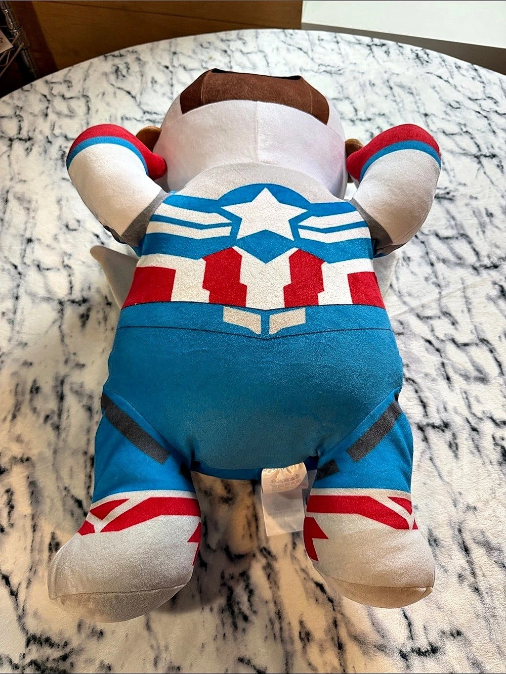 Marvel Captain America Cuddleez Plush Blue & Red NWT